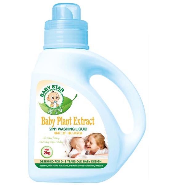 孩子星植萃二合一yinge洗衣液