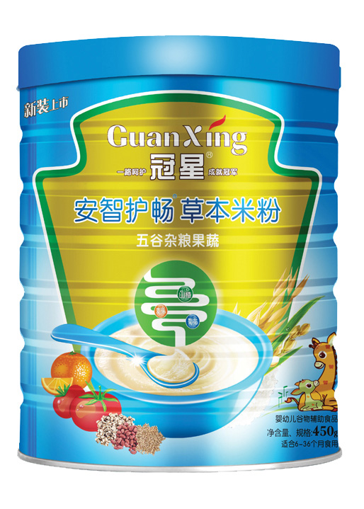 冠星五谷雜糧果蔬益生菌450克聽(tīng)裝