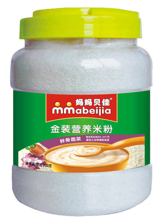 媽媽貝佳鮮骨蔬菜800克營(yíng)養(yǎng)米粉