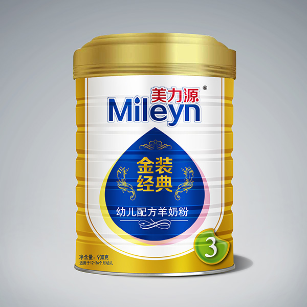 美力源金裝經(jīng)典youe配方羊奶粉罐裝900克3段