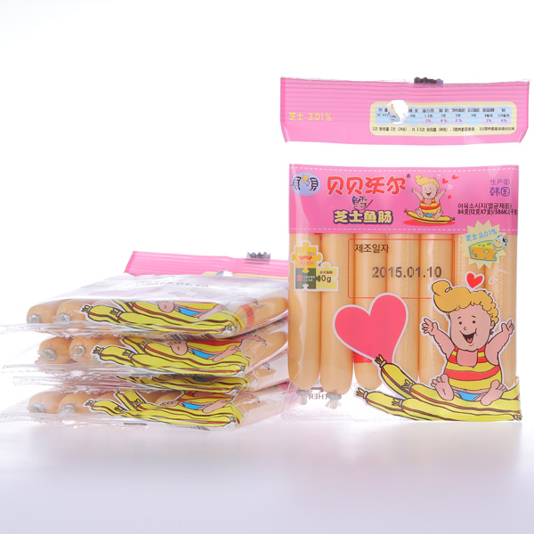貝貝沃爾芝士鱈魚(yú)腸袋裝