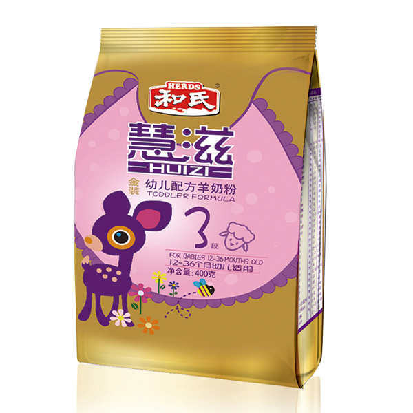 慧滋youe配方羊奶粉400克金裝3段袋裝