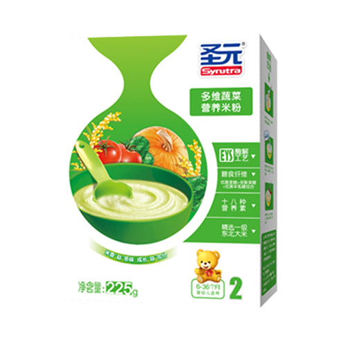 圣元多維蔬菜營養(yǎng)米粉2段