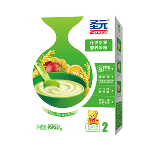 圣元什錦水果營(yíng)養(yǎng)米粉2段