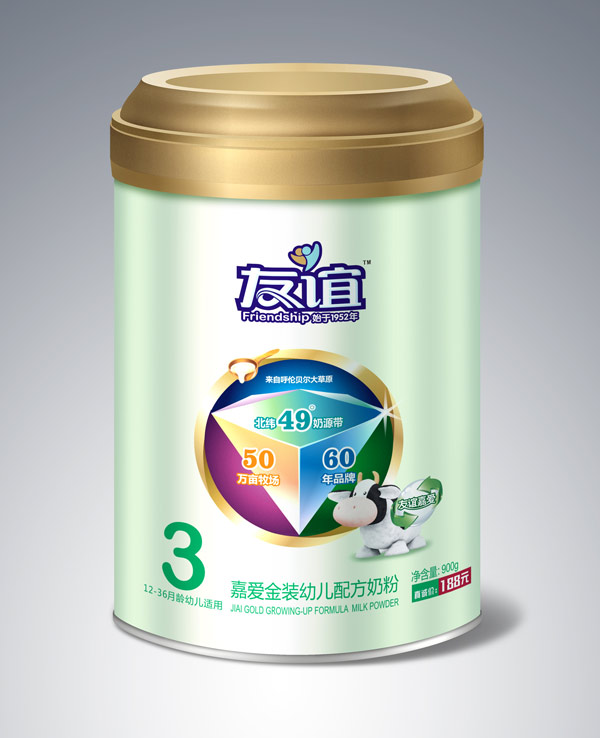 嘉愛金裝youe配方奶粉3段