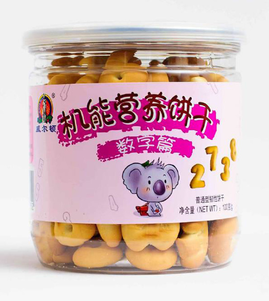 威爾頓100G膠罐機(jī)能餅干(數(shù)字篇)