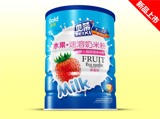 貝希水果速溶奶米粉鐵聽(tīng)-胡蘿卜蔬菜