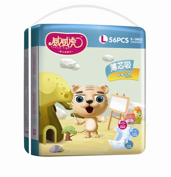 威威虎薄芯吸紙尿片L碼56片