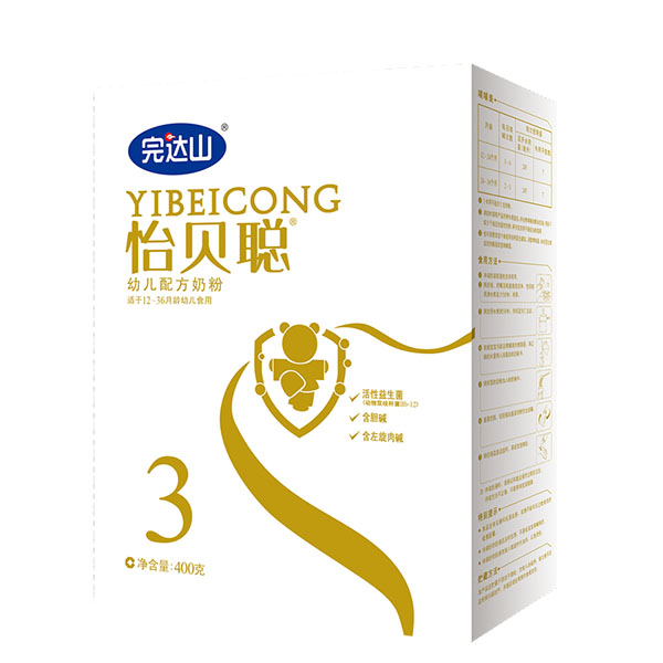 完達(dá)山怡貝聰youe配方奶粉(3段) 盒