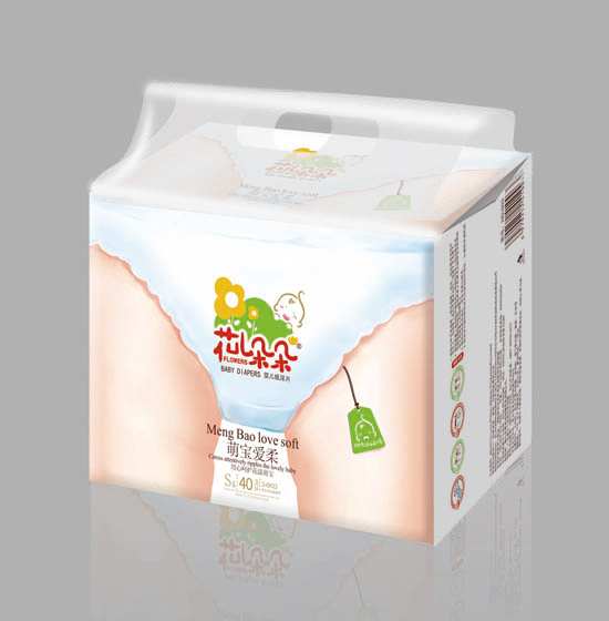 花兒朵朵萌寶愛柔yinge紙尿片S碼40片