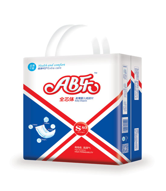 AB樂柔薄yinge紙尿片S碼80片