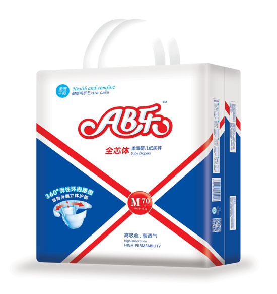 AB樂柔薄yinge紙尿褲M碼70片