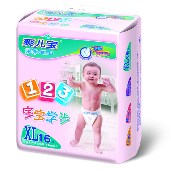 爽兒寶超薄yinge紙尿褲XL16