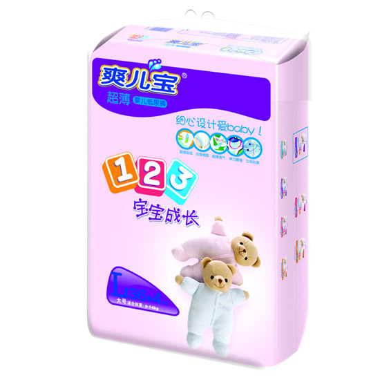 爽兒寶超薄yinge紙尿褲L36