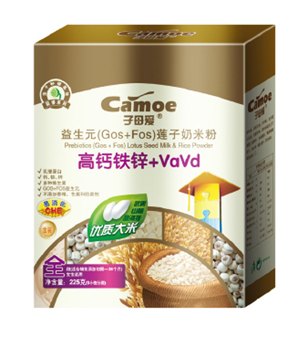 子母愛(ài)yingy益生元蓮子奶米粉高鈣鐵鋅盒裝