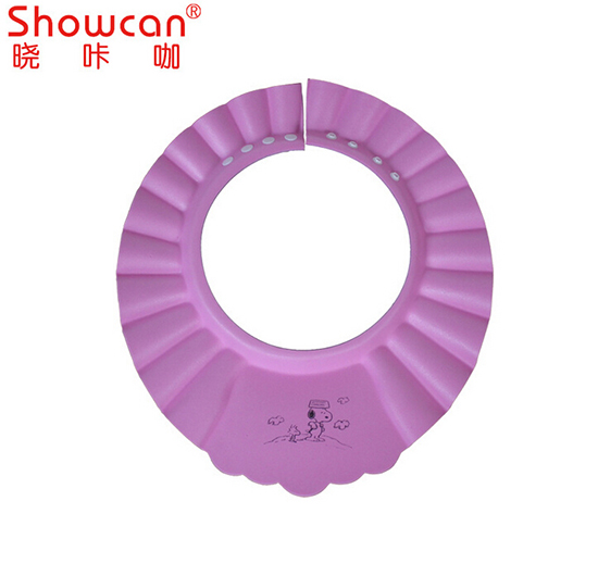 加厚yinge高彈可調(diào)節(jié)EVA洗澡帽紅