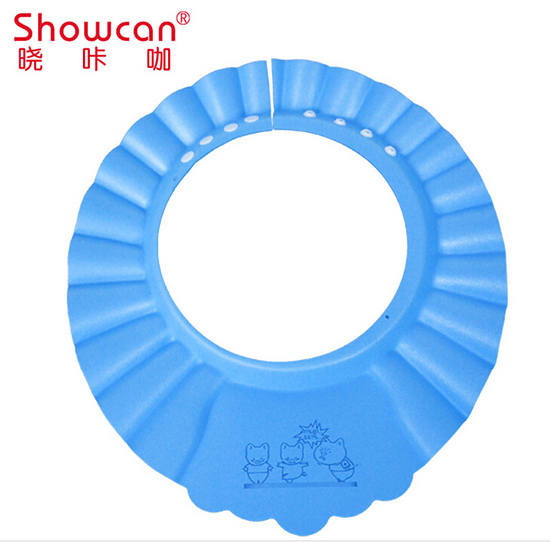 加厚yinge高彈可調(diào)節(jié)EVA洗澡帽藍(lán)