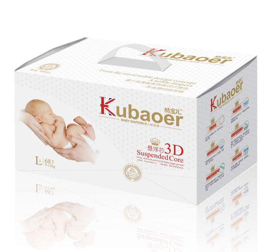 酷寶兒3D懸浮芯yinge紙尿褲L碼68片