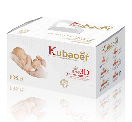 酷寶兒3D懸浮芯yinge紙尿褲S碼84片