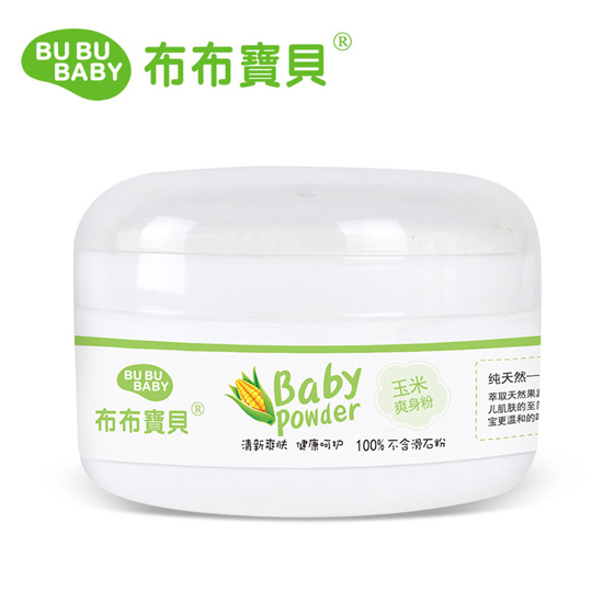 布布寶貝yinge玉米爽身粉120G