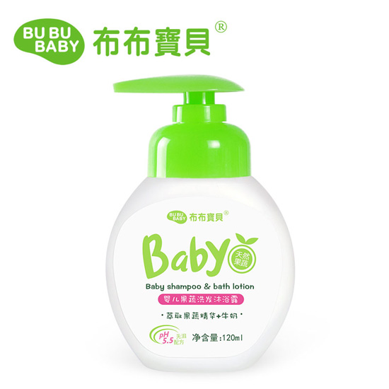 布布寶貝yinge果蔬洗發(fā)沐浴露(便攜裝)120ml