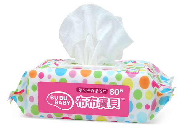 布布寶貝yinge綿柔護(hù)臀濕巾粉色側(cè)