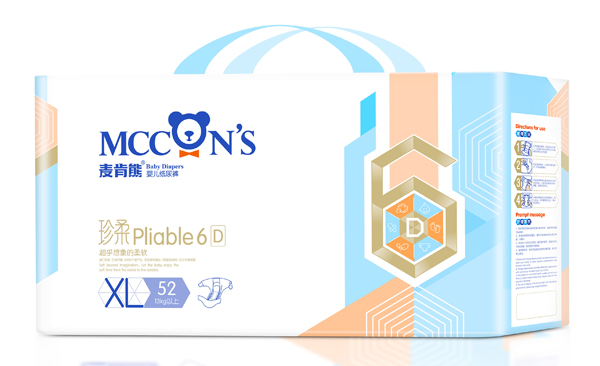 麥肯熊珍柔yinge紙尿褲XL52