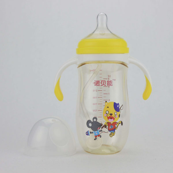 諾貝能yingye奶瓶黃色