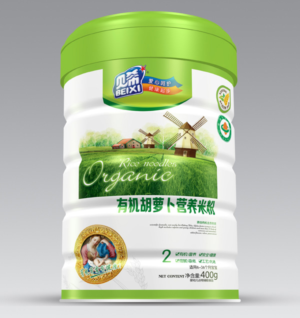 貝希胡蘿卜有機(jī)米粉-聽