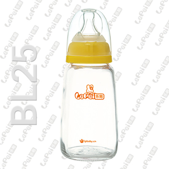 樂陪無柄玻璃奶瓶