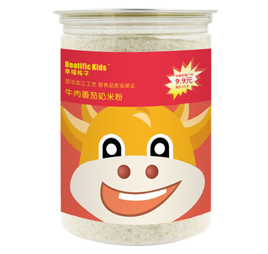 幸福孩子牛肉番茄奶米粉
