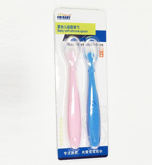 快樂小兔2個裝yinge硅膠勺訓練勺
