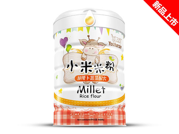 優(yōu)可欣鐵聽胡蘿卜蔬菜小米米粉聽裝