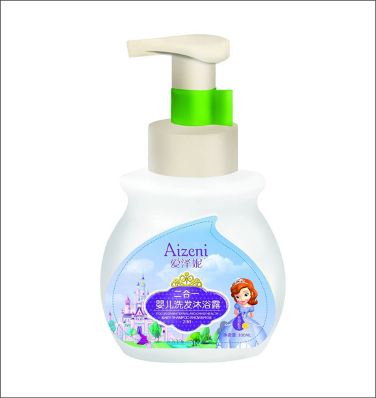 愛(ài)澤妮二合一嬰兒洗發(fā)沐浴露