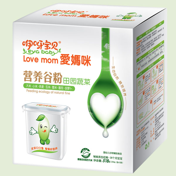 咿呀寶貝多種田園蔬菜營養(yǎng)谷粉