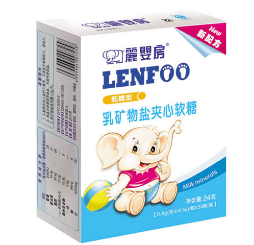 麗嬰房礦物鹽夾心軟糖24克