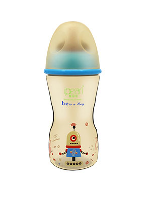 愛(ài)貝爾男寶寶專(zhuān)用黃金奶瓶210ML