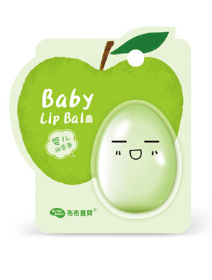 布布寶貝嬰兒蘋(píng)果潤(rùn)唇膏10G