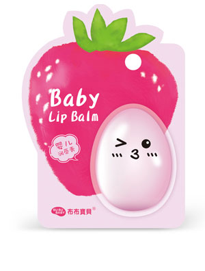 布布寶貝嬰兒草莓潤(rùn)唇膏10G