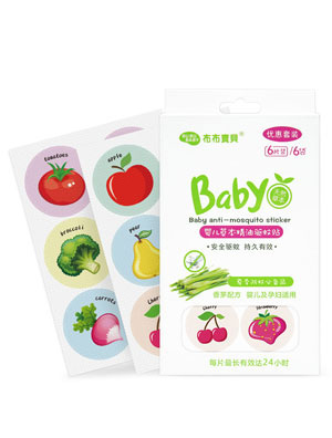 布布寶貝嬰兒草本精油驅蚊貼36片