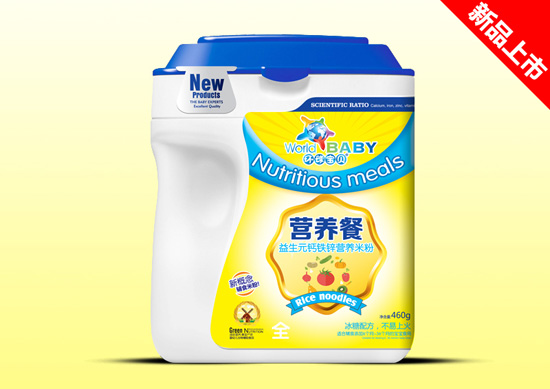 環(huán)球?qū)氊悹I(yíng)養(yǎng)餐桶裝--益生元鈣鐵鋅