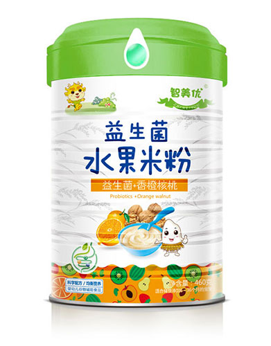 智美優(yōu)益生菌+香橙核桃水果米粉