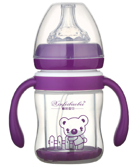 馨菲寶貝奶瓶直筒型紫色