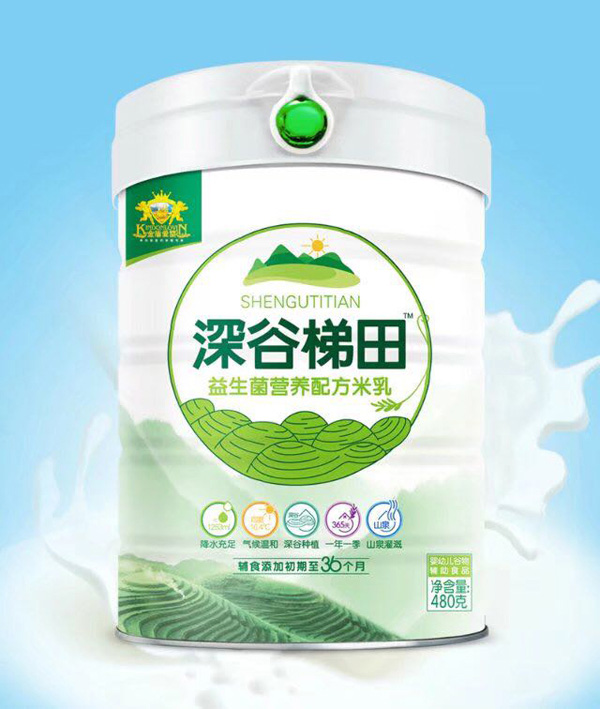 金盾愛(ài)嬰深谷梯田益生菌營(yíng)養(yǎng)配方米乳