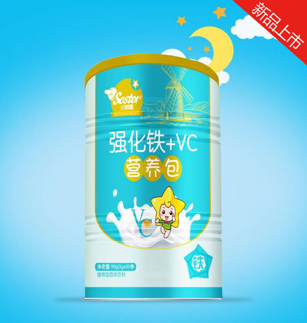 小萌星強化鐵+VC營養(yǎng)包