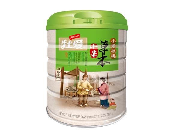 牡愛(ài)草本小米米粉-小米核桃