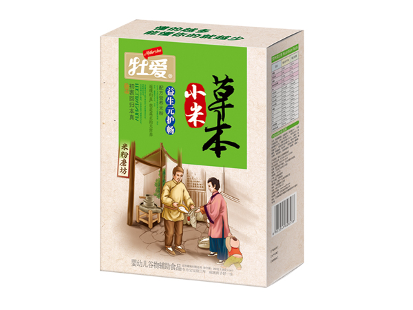牡愛(ài)草本小米米粉-益生元護(hù)暢 盒裝