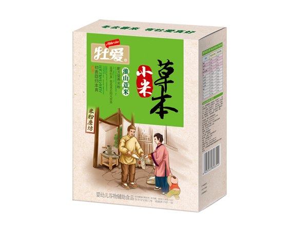 牡愛(ài)草本小米米粉-淮山薏米 盒裝