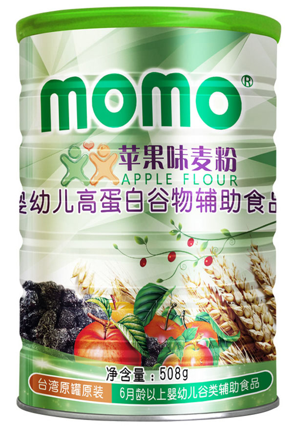 momo高蛋白棗味蘋(píng)果麥粉