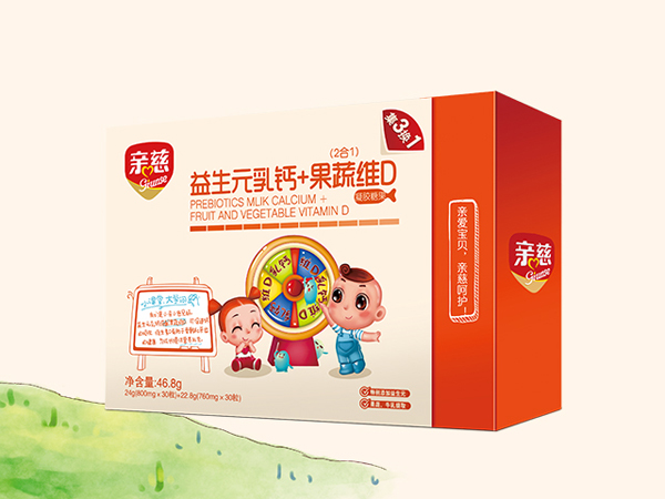 親慈益生元乳鈣+果蔬維D